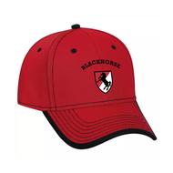 Custom Red Blackhorse Cap